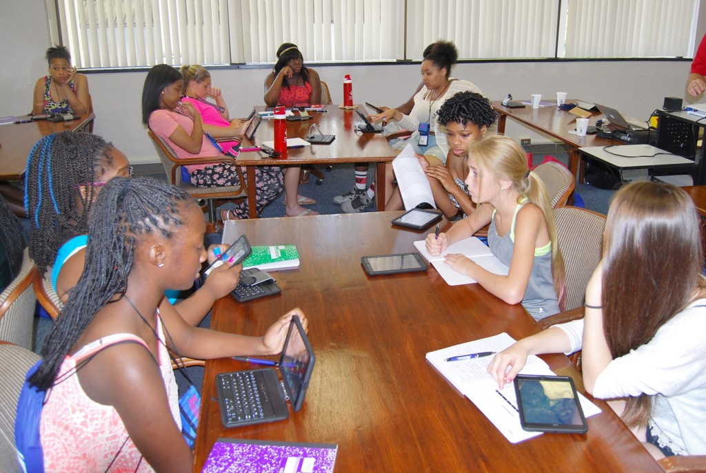 Rising 9th graders learned to work together as teams