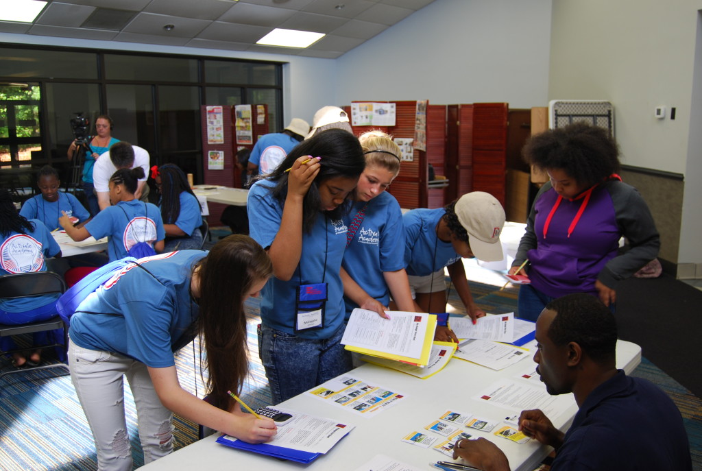 Students practiced budgeting, financial planning, and problem-solving with a life simulation program